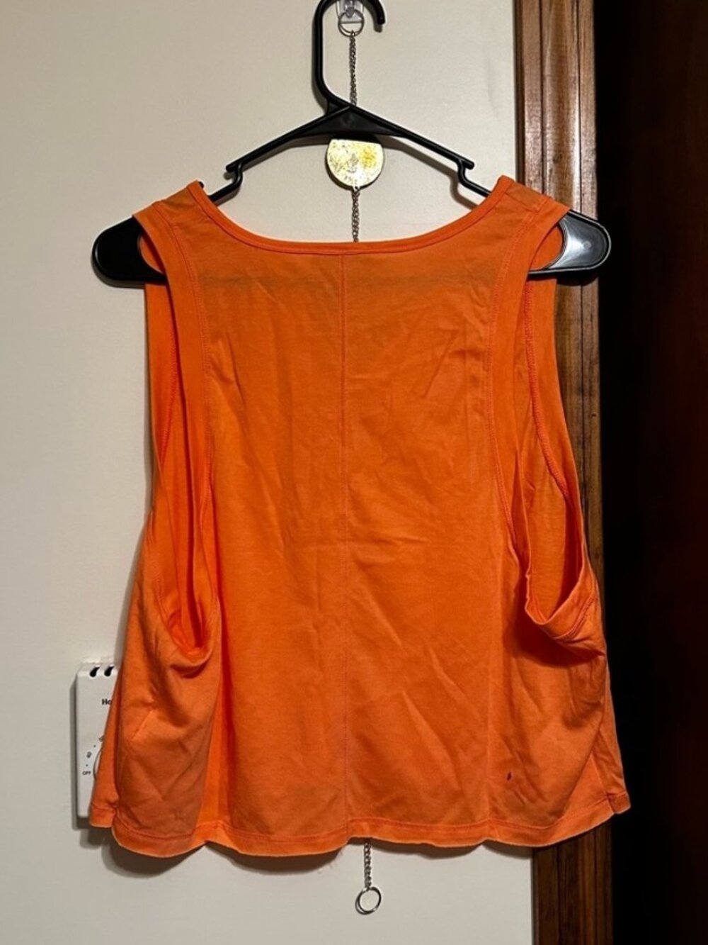 orange tank top - Picture 2 of 2